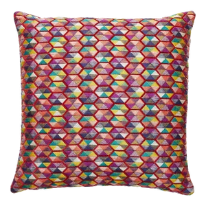 The House of Scalamandré Carousel Pillow, Multi