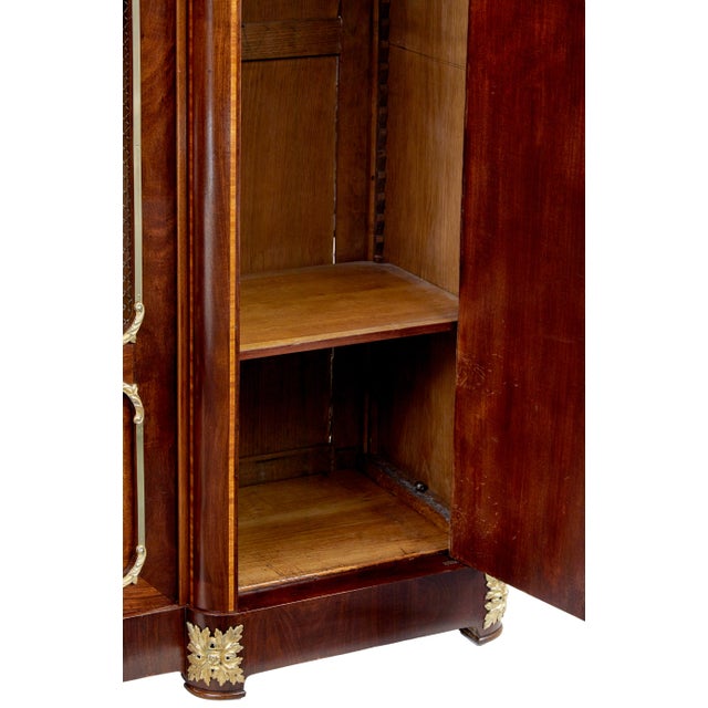 Late 19th Century 19th Century French Empire Style Mahogany Cabinet, 1890 For Sale - Image 5 of 10