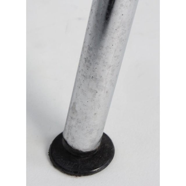 Wire Chairs in Chrome and White Steel Mesh, Set of 4 For Sale - Image 16 of 18