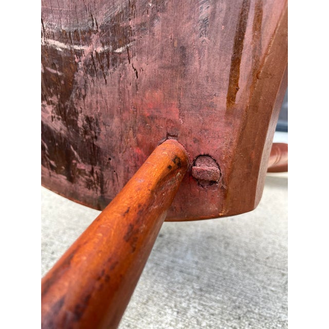 19th Century Circa 1800s Fireside / Sewing Rocking Chair For Sale - Image 5 of 7