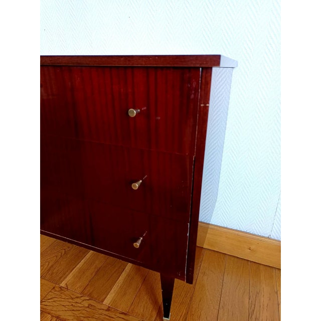 Vintage Lacquered Wooden Dressing Table, 1950s For Sale - Image 6 of 12