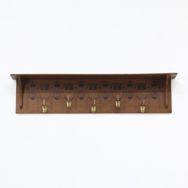 Amsterdam School Art Deco Folk Art Coat Rack, 1920s For Sale - Image 11 of 11