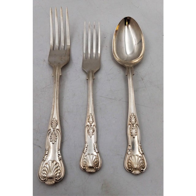 Mid 20th Century Sterling Silver Kings Flatware Set 60Pieces Chairish