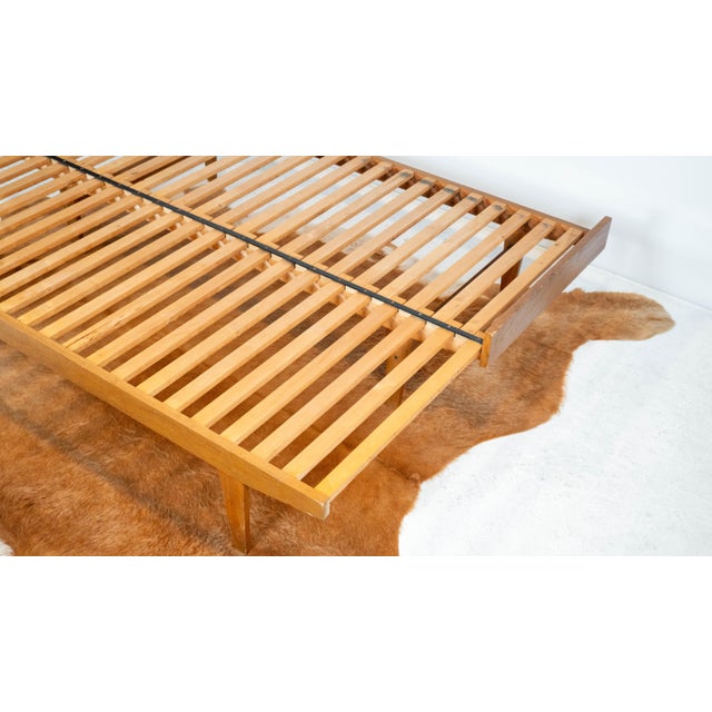 Mid-Century Expanding Ib Hylander Attr. Oak Daybed by Tanu Toiviainen, 1960s For Sale - Image 10 of 18