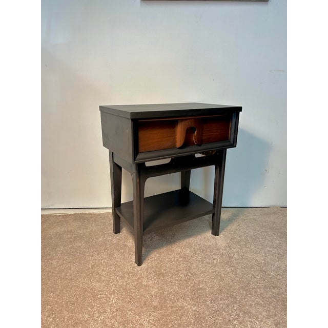 Wood Vintage Mid Century Modern Nightstand by Caldwell Furniture Company, Attributed For Sale - Image 7 of 7