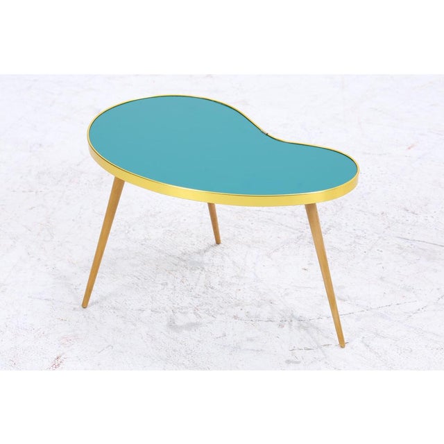 Vintage Kidney-Shaped Table, 1960s For Sale - Image 9 of 9