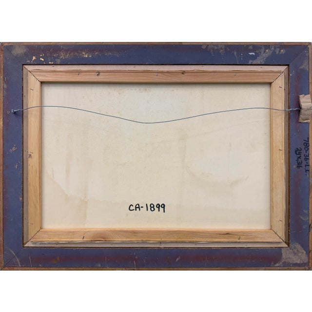 Contemporary Claudio Simonetti, Venice (Large Framed Original Painting on Canvas) For Sale - Image 3 of 3