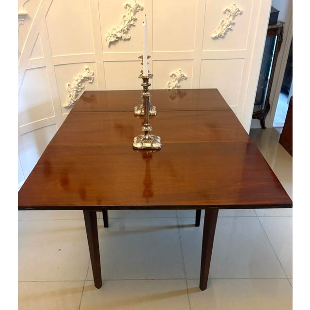 Antique Georgian Mahogany Six Leg Drop Leaf Dining Table, 1800 For Sale - Image 4 of 16