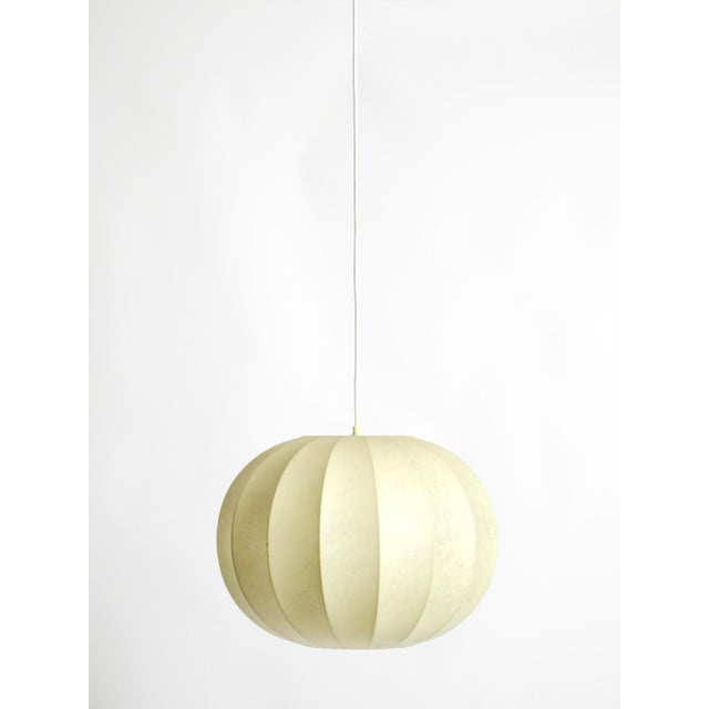 Metal Small Cocoon Pendant Lamp, 1960s For Sale - Image 7 of 14