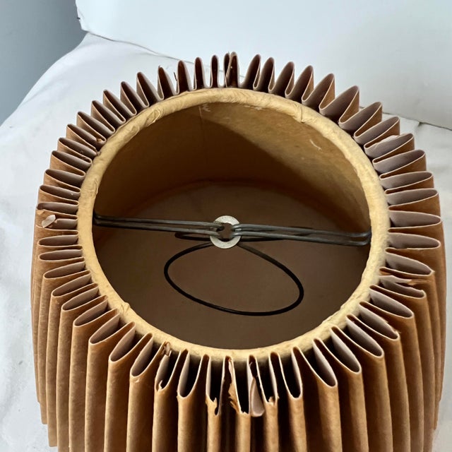 Metal Ethan Allen Small Brass Table Lamp For Sale - Image 7 of 7