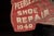 Antique "Peerless Shoe Repair" Double-Sided Painted Wooden Sign For Sale In Chicago - Image 6 of 10