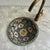 Moroccan Artistic Moroccan Sink Bowl Vessel Washbasin, Round With Brass Drain For Sale - Image 3 of 9
