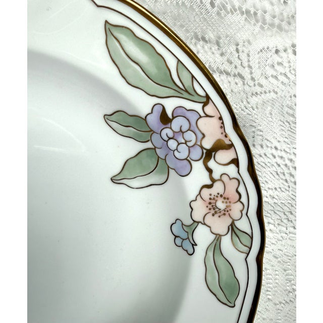 1980s Vintage Fitz & Floyd Fleur Fantasia Serving Bowl For Sale - Image 5 of 8