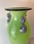 Early 21st Century Dehanna Jones Contemporary Art Glass Vase — Signed Pale Lime Green Studio Glass For Sale - Image 5 of 9