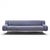 Charles Hollis Jones Mid Century Waterfall Bear Lucite Base Sofa This sofa measures: 96 wide x 37 deep x 27.5 inches high,...