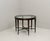 Vintage Glass and Walnut Coffee Table, 1940s For Sale - Image 6 of 6