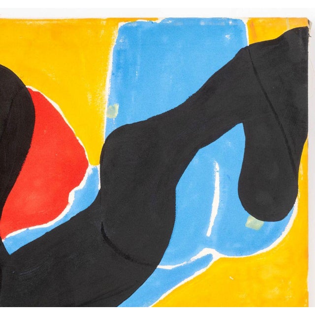 1980s Jack Roth Rope Dancer Series Acrylic on Canvas For Sale - Image 5 of 10