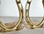 Metal Vintage Brass Horseshoe Bookends For Sale - Image 7 of 7