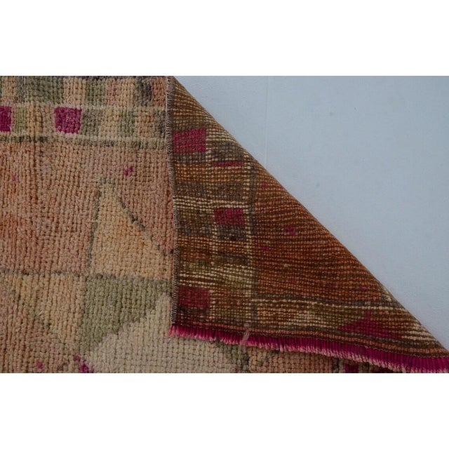 Apricot Tonea Vintage Floral Runner For Sale - Image 9 of 10