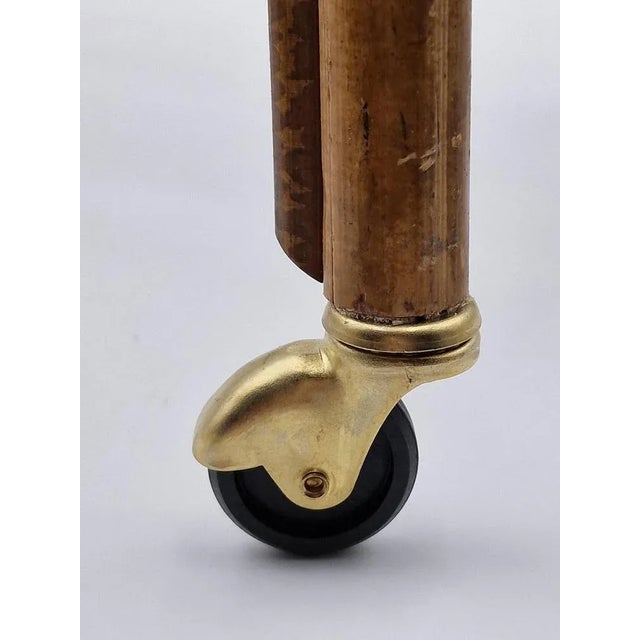 Mid-Century Coffee Table in Bamboo and Rattan, 1960s For Sale - Image 6 of 10