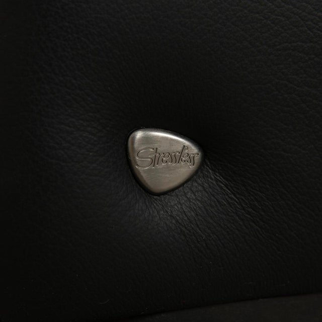 Arion Lounge Chair in Black Leather from Stressless For Sale - Image 14 of 18