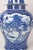 Early 20th Century Vintage Blue White Temple Jar For Sale - Image 10 of 13