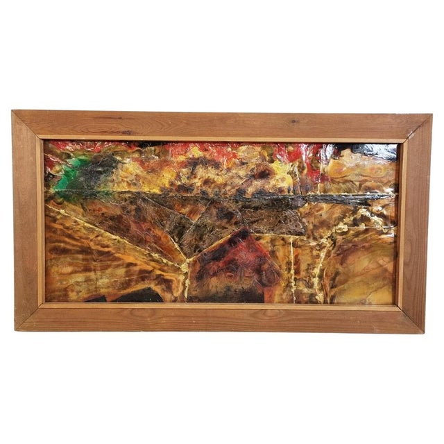 Germain Rotsaert, Painting, 1960s, Copper For Sale - Image 10 of 10