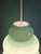 Aqua Space Age Pendant Light in Blue-Green Opaline Glass, 1960s For Sale - Image 8 of 13