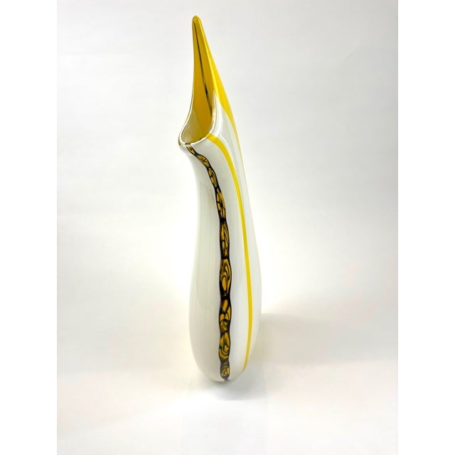 Murano Murano Glass Contemporary Vase For Sale - Image 4 of 8
