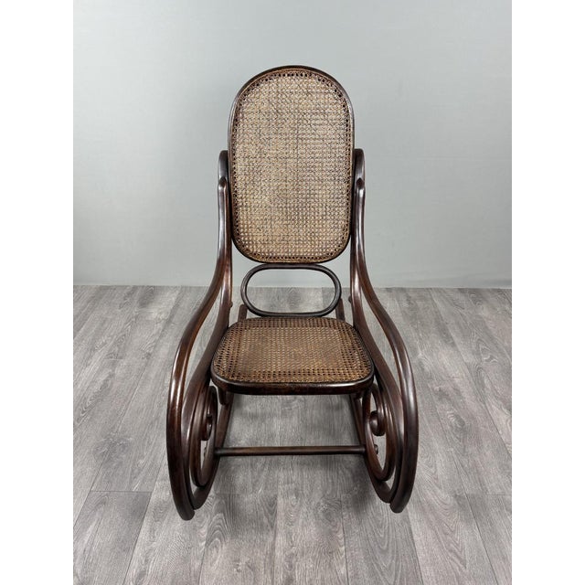 20th Century Bentwood Rocking Chair For Sale - Image 12 of 13