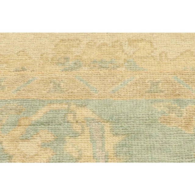 Turkish Oushak Rug with Modern Style - 12'10 x 15'08 For Sale In Dallas - Image 6 of 7