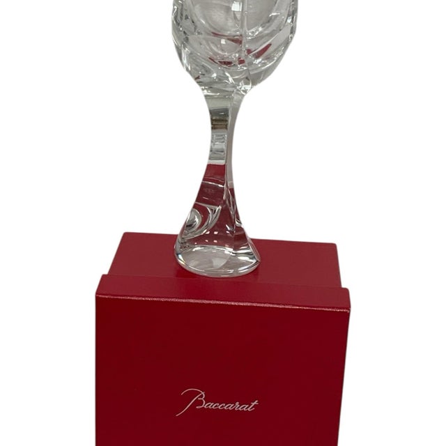 Vintage Baccarat Neptune Crystal Water Goblets Discontinued Signed - Set of 10 For Sale In Palm Springs - Image 6 of 6