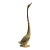 Vintage 30" Bronze Swan Sculpture For Sale