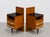 Black Pair of Mid Century Modern Floating Nightstands + Black Glass Tops by Mojmir Pozar for Up Zavody, C. 1950s For Sale - Image 8 of 14