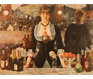 1949 After Edouard Manet "A Bar at the Folies-Bergère" First Edition Parisian Print