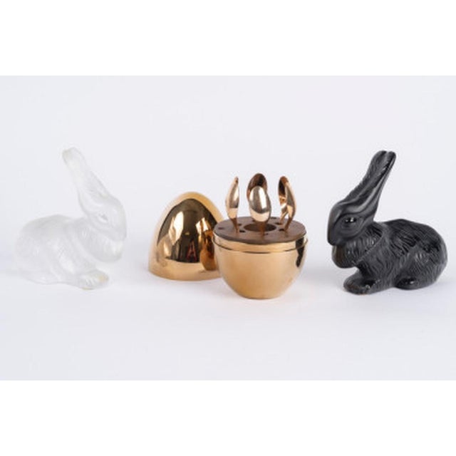 Mood Rose Gold Coffee Spoons from Christofle, 2010s, Set of 6 For Sale - Image 6 of 14