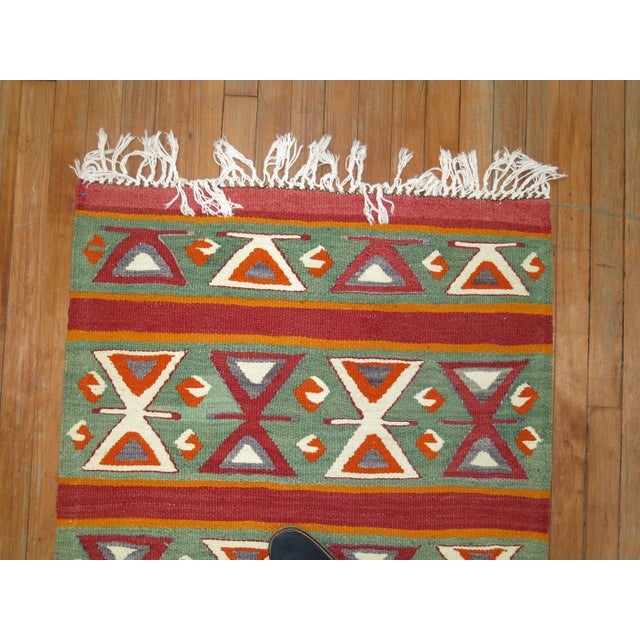 Early 21st Century Rustic Turkish Kilim - 2'8" x 4'9" For Sale - Image 4 of 5