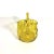 Mid Century Modern Amber Art Glass Pitcher With Pinched Hand Blown Glass and a Large Lip For Sale - Image 9 of 9