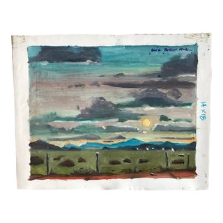 Arizona's Blaze: A Captivating Original Oil Landscape Painting by David Beynon Pena For Sale