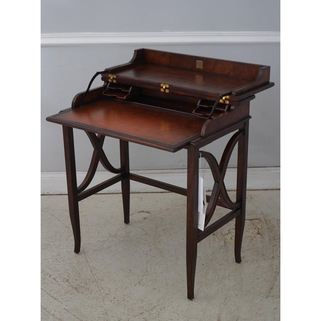 Campaign Theodore Alexander Model 7105-239 Campaign Desk For Sale - Image 3 of 18