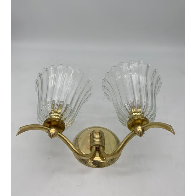 Wall Lamps from Seguso Vetri Darte, 1960s, Set of 2 For Sale - Image 3 of 7