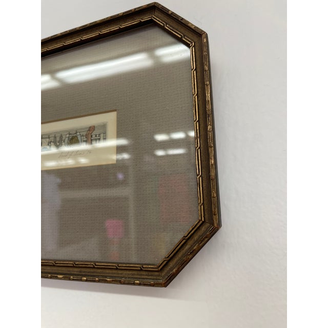 1976 Limited Edition Hand-Signed Etching Print, Numbered 1/75, Framed. For Sale In Seattle - Image 6 of 8