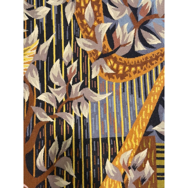 20th C. Mid-Century Modern Tapestry "Concert Champêtre" Signed by Simon Chaye 3'9" X 5'3" For Sale - Image 11 of 11