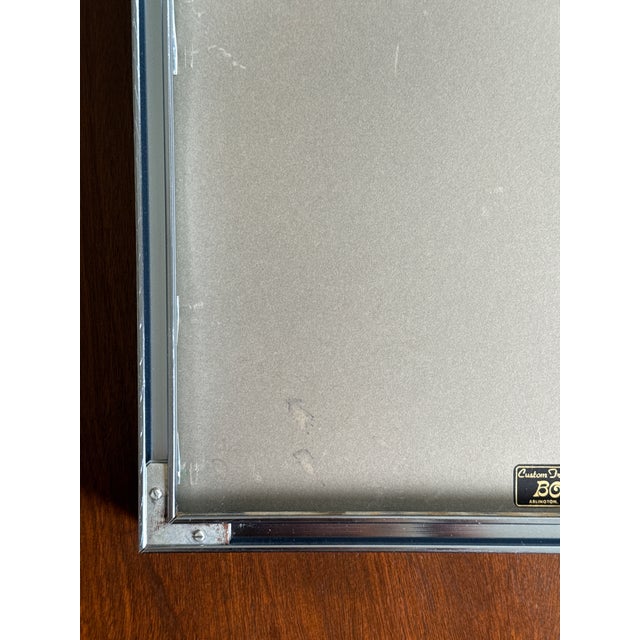 1950s Fisherman Framed Needlepoint For Sale - Image 4 of 10