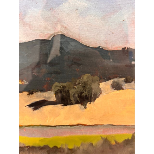 Modernist Expressionist Landscape Framed Painting For Sale - Image 11 of 12