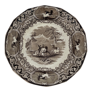1850s Equestrian Plate