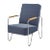 Vaclav Blue Armchair by Kovonax for Slezak For Sale