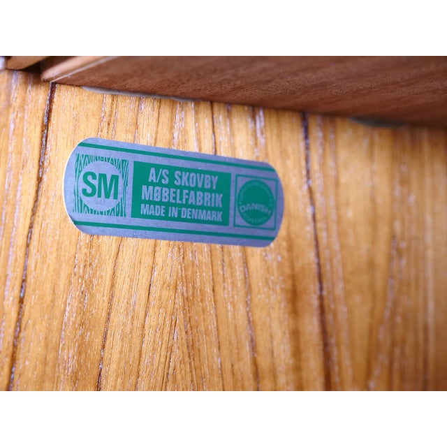 Mid-Century Folding Teak Bar Cabinet by Reno Wahl Iversen for Skovby, 1960s For Sale - Image 17 of 18