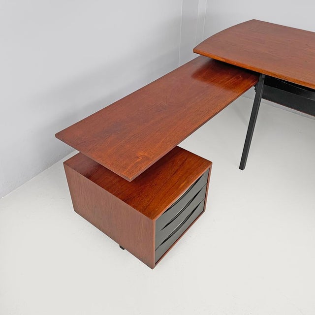 Mid-Century Modern Italian Double Desk by Campo and Graffi for Home, 1960s For Sale - Image 11 of 18