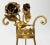 Vintage Italian Tole Gilt Rosette Table Easel For Sale In Kansas City - Image 6 of 7